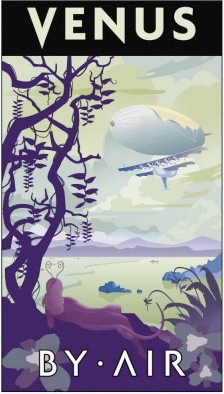 Illustration for article titled Retro Posters Invite You To Fly The Friendly Skies Of Space